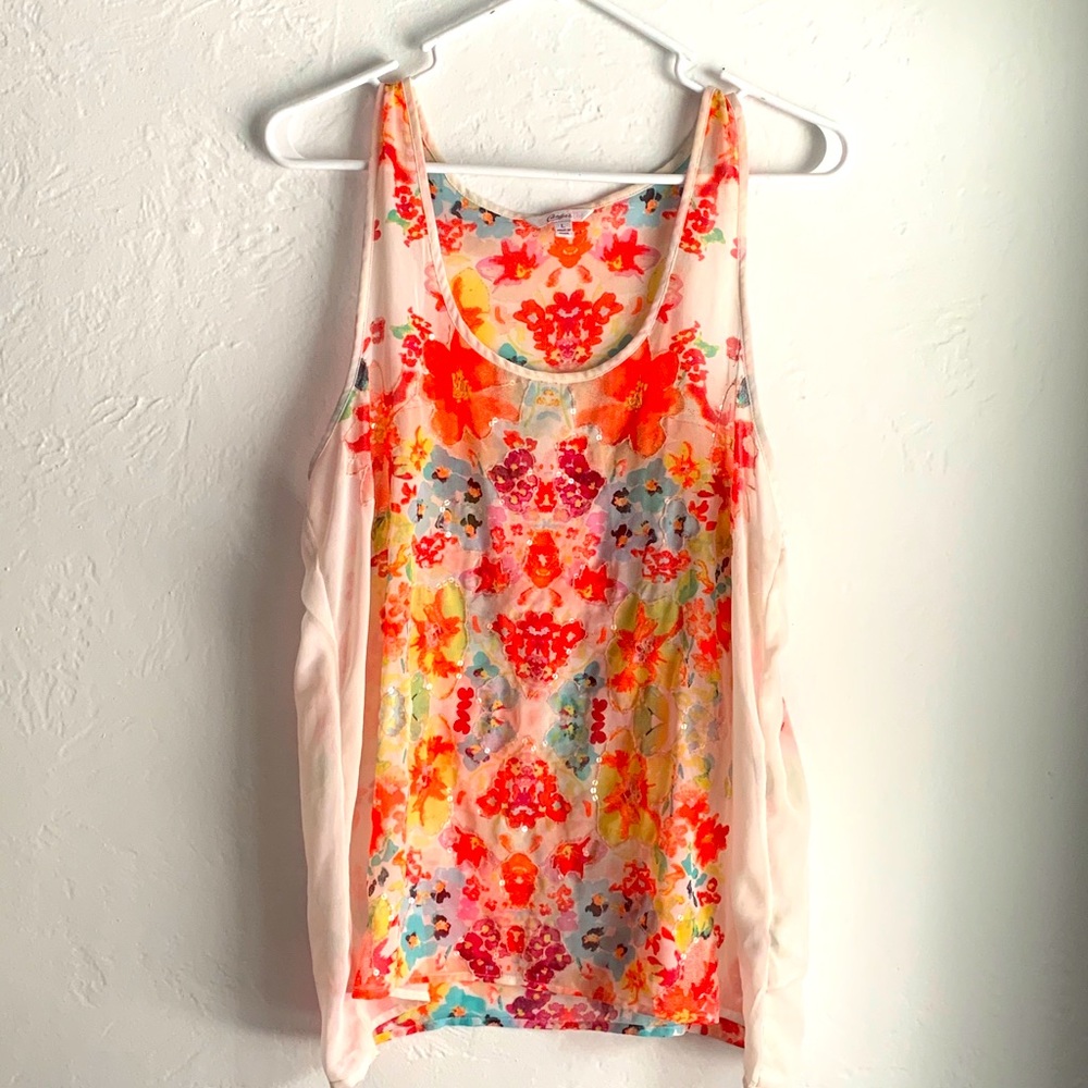 Candies sequin tank